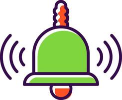 Bell filled Design Icon vector