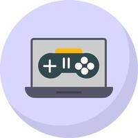 Game Development Flat Bubble Icon vector