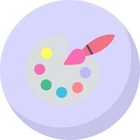 Painting Flat Bubble Icon vector