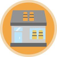 Off License Flat Multi Circle Icon vector