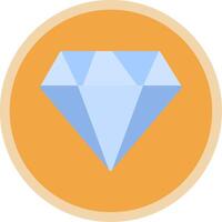 Diamond Flat Multi Circle Icon vector