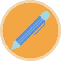 Pen Flat Multi Circle Icon vector