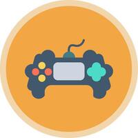 Game Flat Multi Circle Icon vector