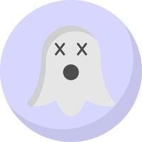 Ghost Flat Bubble Icon vector