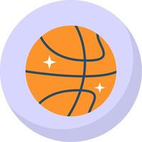 Basketball Flat Bubble Icon vector