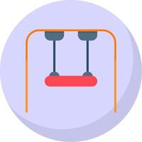 Swing Flat Bubble Icon vector