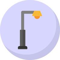 Street Lights Flat Bubble Icon vector