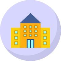 School Flat Bubble Icon vector