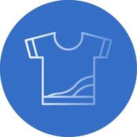 Shirt Flat Bubble Icon vector
