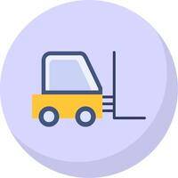 Lifter Flat Bubble Icon vector