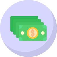 Money Flat Bubble Icon vector