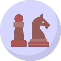 Chess Flat Bubble Icon vector