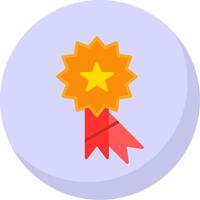 Badge Flat Bubble Icon vector