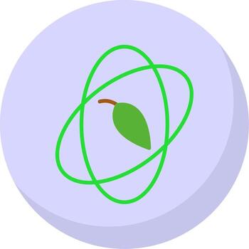 Core Flat Bubble Icon vector