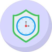 Reliablity Flat Bubble Icon vector