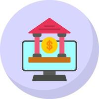 OnFlat Bubble Banking Flat Bubble Icon vector