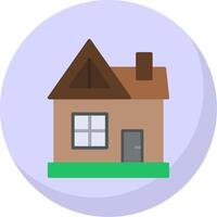 House Flat Bubble Icon vector