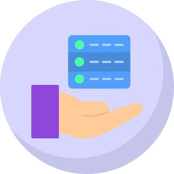 datos capturar plano burbuja icono vector