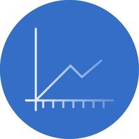 Flat Bubble Chart Flat Bubble Icon vector