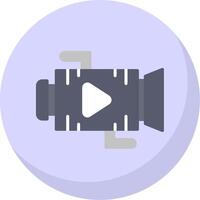 Camera Flat Bubble Icon vector