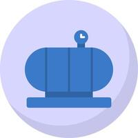 Pressure Vessel Flat Bubble Icon vector