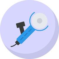 Sander Flat Bubble Icon vector