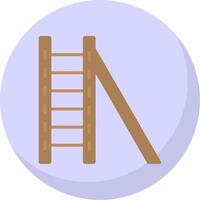 Ladder Flat Bubble Icon vector