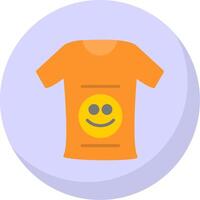 Clothing Flat Bubble Icon vector