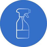 Cleaning Liquid Flat Bubble Icon vector