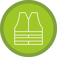 Sleeveless Line Multi Circle Icon vector
