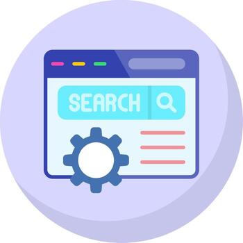 Web Flat Bubble Icon vector