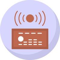 Sound System Flat Bubble Icon vector