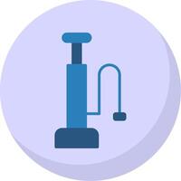 Air Pump Flat Bubble Icon vector