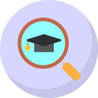 Research Flat Bubble Icon vector