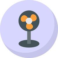 Fan Flat Bubble Icon vector