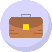 Portfolio Flat Bubble Icon vector