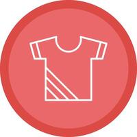 Shirt Line Multi Circle Icon vector