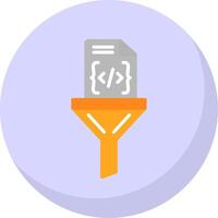 herramientas y utensilios plano burbuja icono vector
