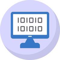 Algorithm Flat Bubble Icon vector