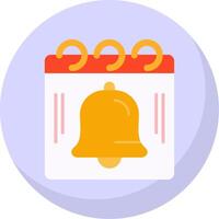 Reminder Flat Bubble Icon vector