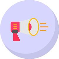 Speaker Flat Bubble Icon vector