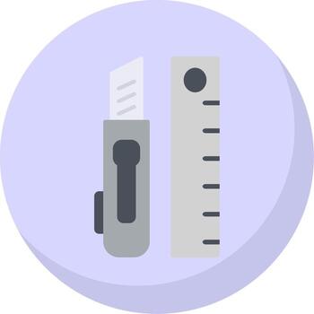 Tools Flat Bubble Icon vector