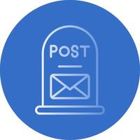 Post It Flat Bubble Icon vector