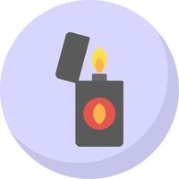 Lighter Flat Bubble Icon vector