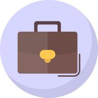 Bag Flat Bubble Icon vector