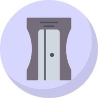 Sharpener Flat Bubble Icon vector