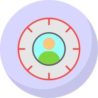 Hunting Flat Bubble Icon vector
