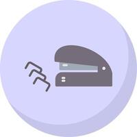 Staples Flat Bubble Icon vector