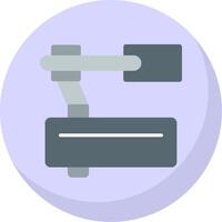 Hinge Flat Bubble Icon vector