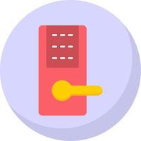 Handle Flat Bubble Icon vector